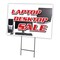 Signmission Laptop Desktop Sale Yard Sign & Stake outdoor plastic coroplast window, C-1216 Laptop Desktop Sale C-1216 Laptop Desktop Sale - alternate 1